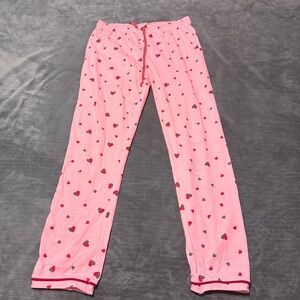 Pink Heart Pajama Pants